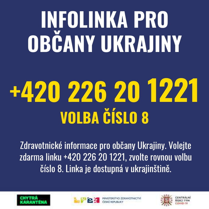 Infolinka pro občany Ukrajiny - CZ