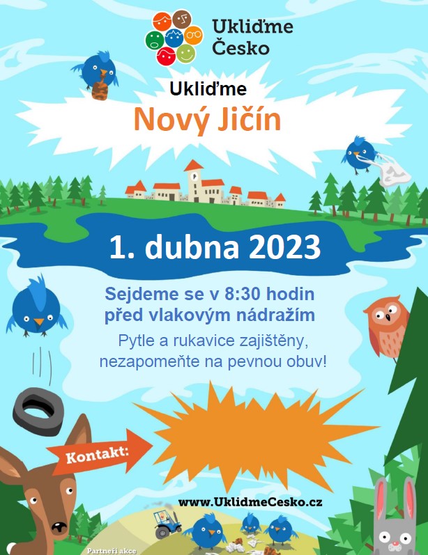 Leták Ukliďme Česko