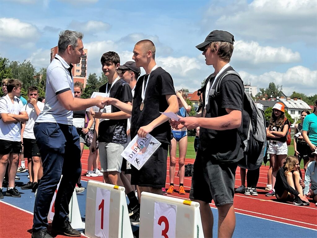 Vítězové jedné ze soutěžních disciplín 