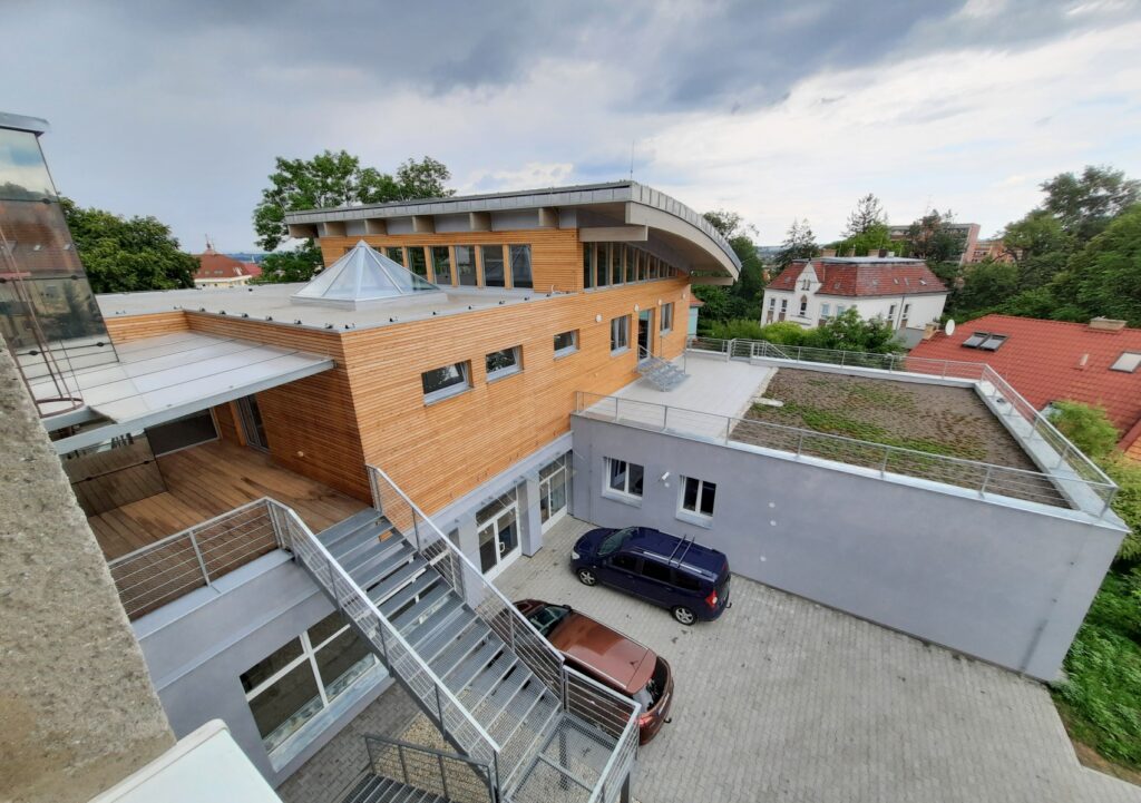 Pohled na budovu SVČ Fokus