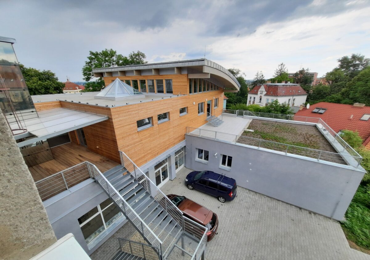 Pohled na budovu SVČ Fokus