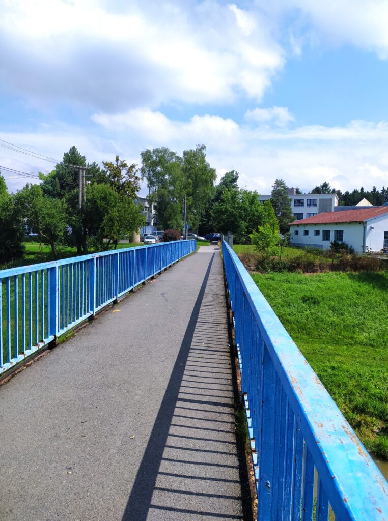 lávka Novosady před rekonstrukcí