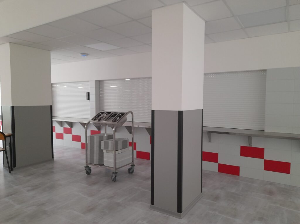 Školní jídelna v ZŠ Jubilejní po rekonstrukci