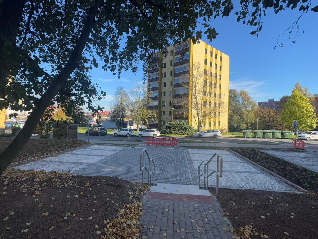 Sídliště Nerudova po II. etapě revitalizace