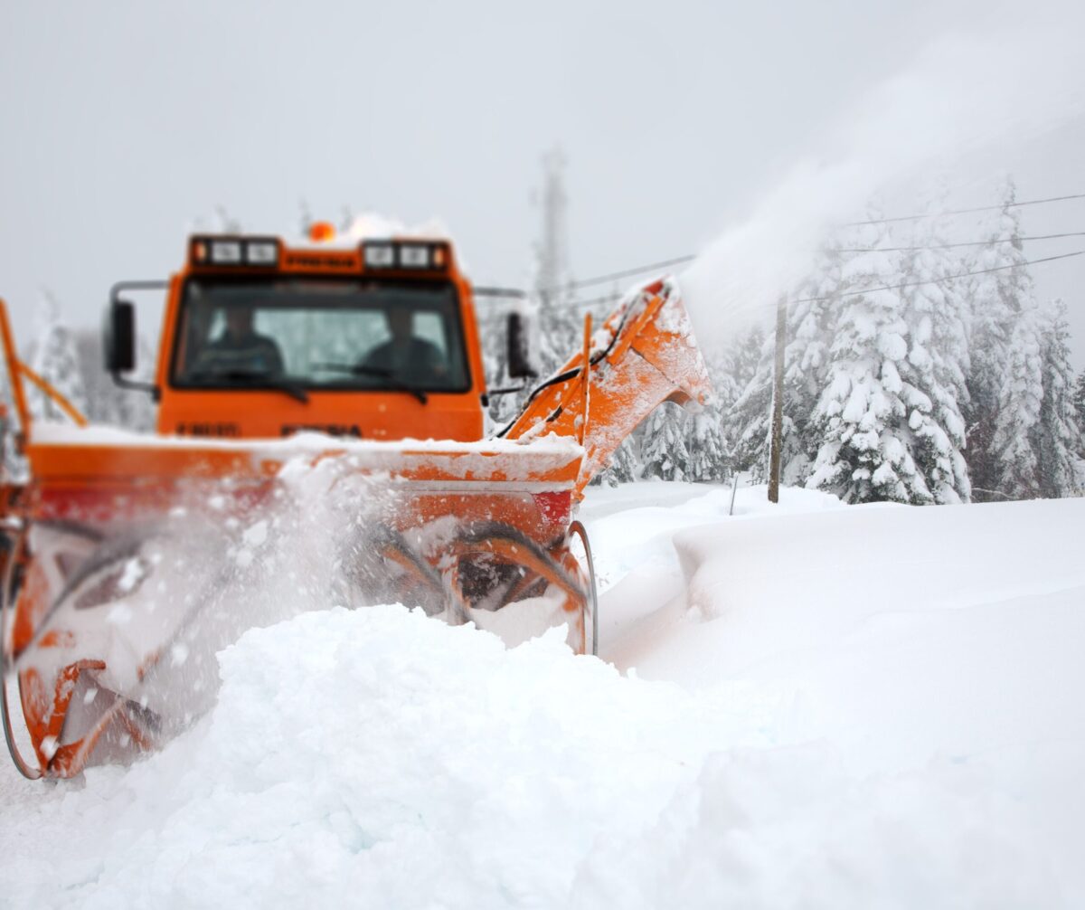 úklid sněhu - ilustrační obrázek
