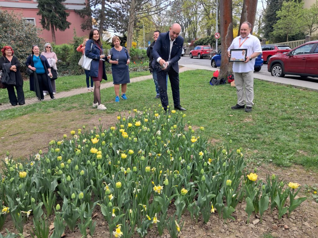 Křest květinové směsi Novojičínský dukát