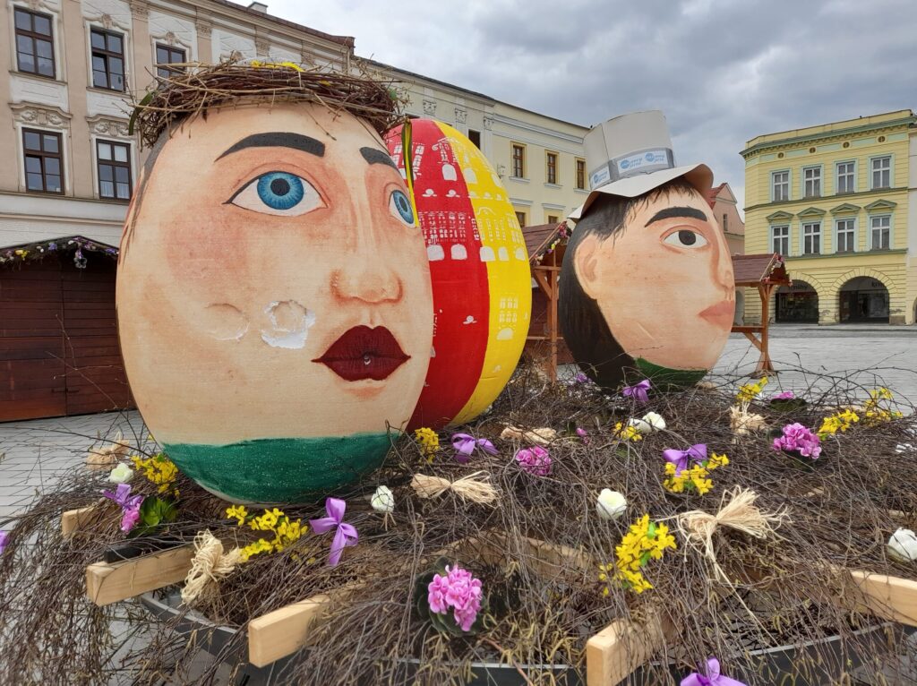 poškozená kraslice