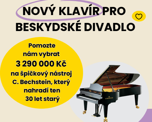 plakát - sbírka na klavír